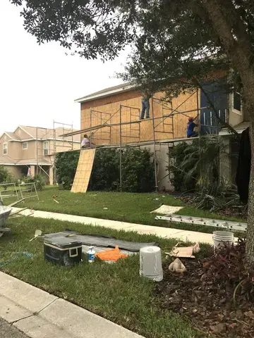 replacing exterior sheathing